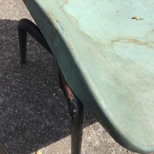 Chair Dining Stackable Green Plastic