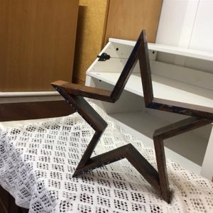 Christmas Star – wooden frame – . / . / Wood / .