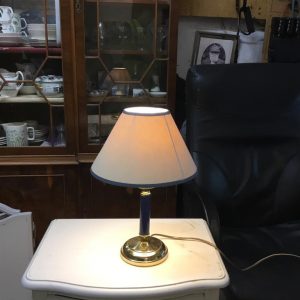 Table Lamp Gold/Dark blue