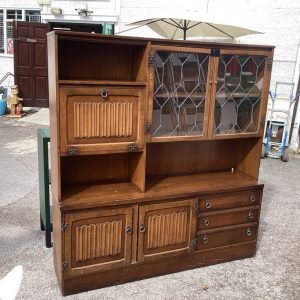 Wall Unit / Display Unit Large – . / . / Wood / Dark Brown