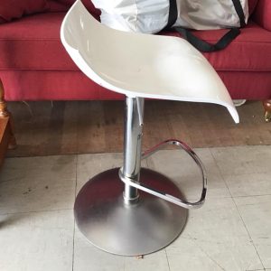 Stool/Pouffe – . / Small / Metal / White