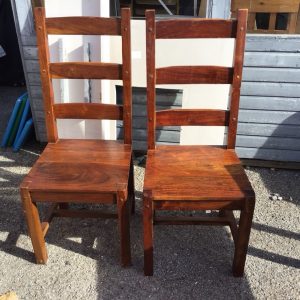 Chair Dining/ Kitchen – . / Small / Wood / Dark Brown