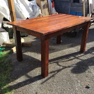 Dining Table Large – . / X-Large / Wood / Dark Brown