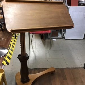 Patent Adjustable Reading Table – John Carter – 1900s – . / . / Wood / Dark Brown