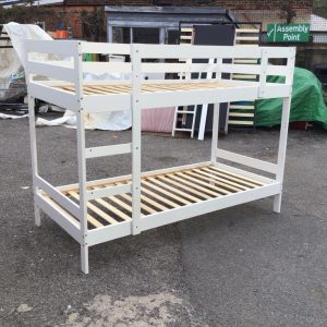Bunkbeds Frame – . / Large / Wood / White