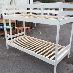 Bunkbeds Frame – . / Large / Wood / White